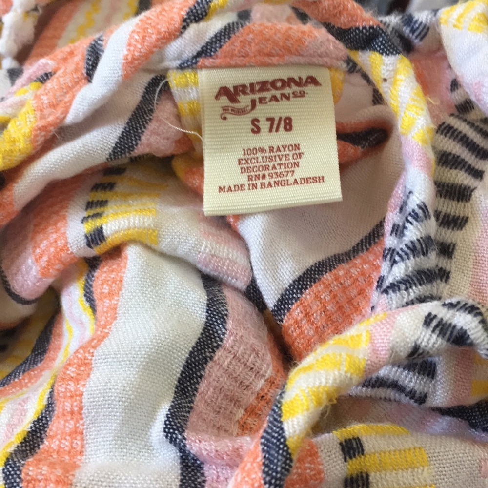 Girls Arizona jean tank top small 7/8 - Picture 5 of 5